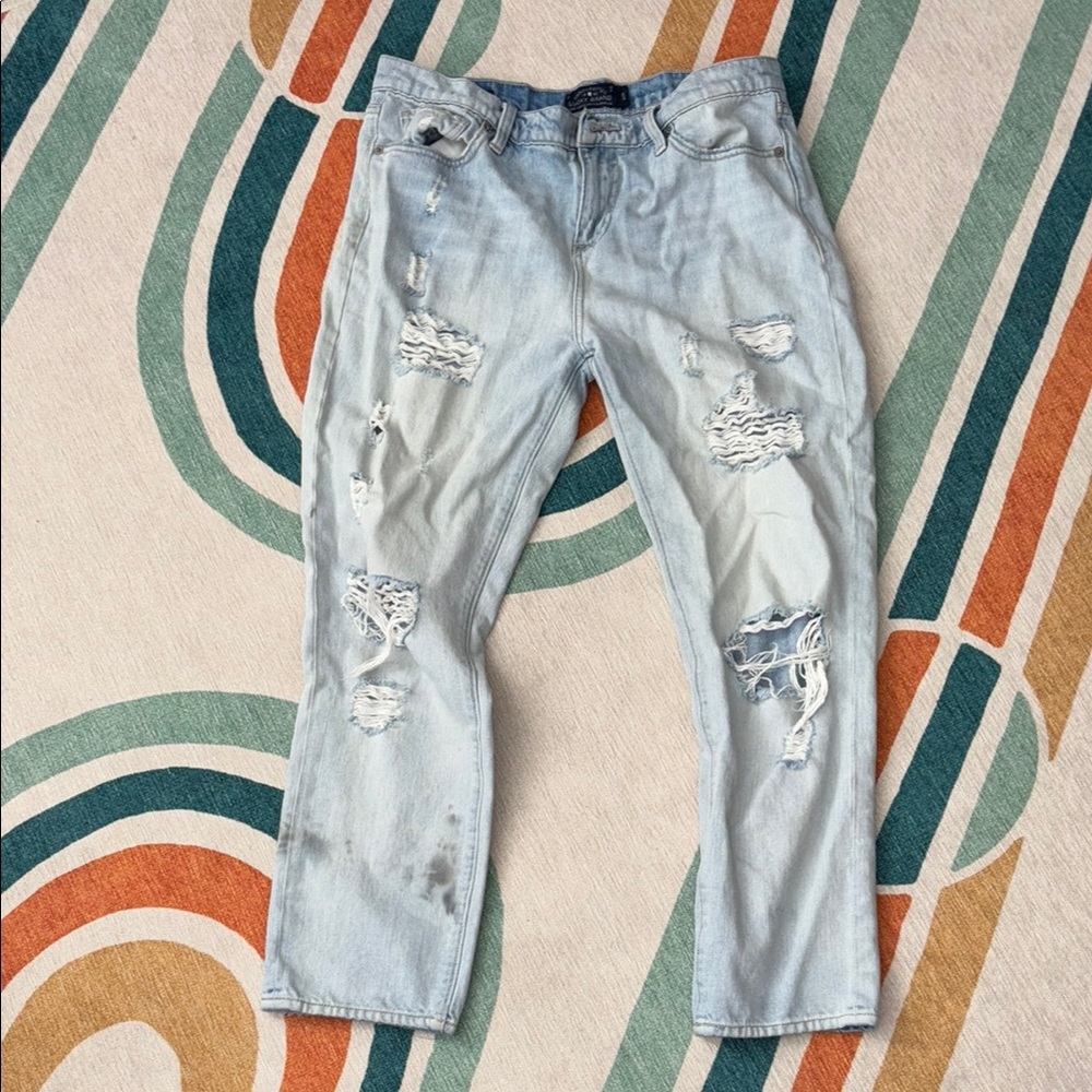 Lucky Brand Blue Distressed Jeans